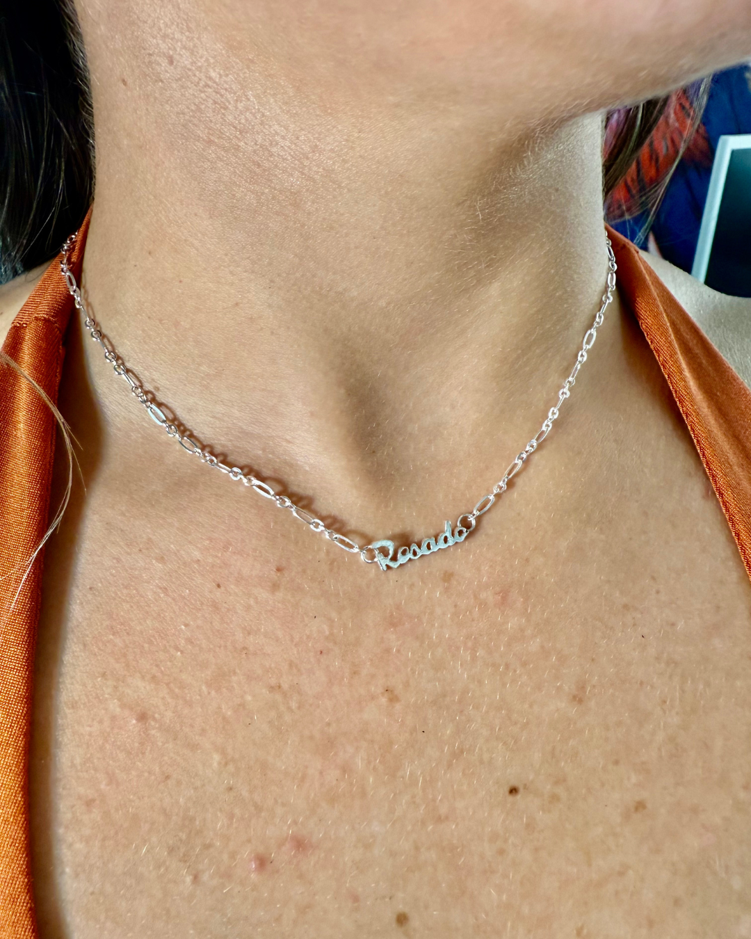 Custom Name Sterling Silver Chain