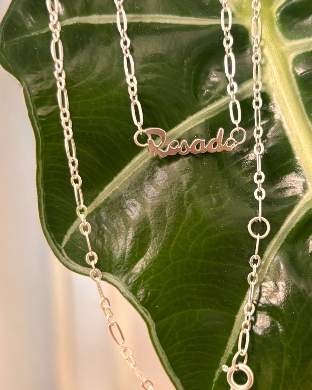 Custom Name Sterling Silver Chain