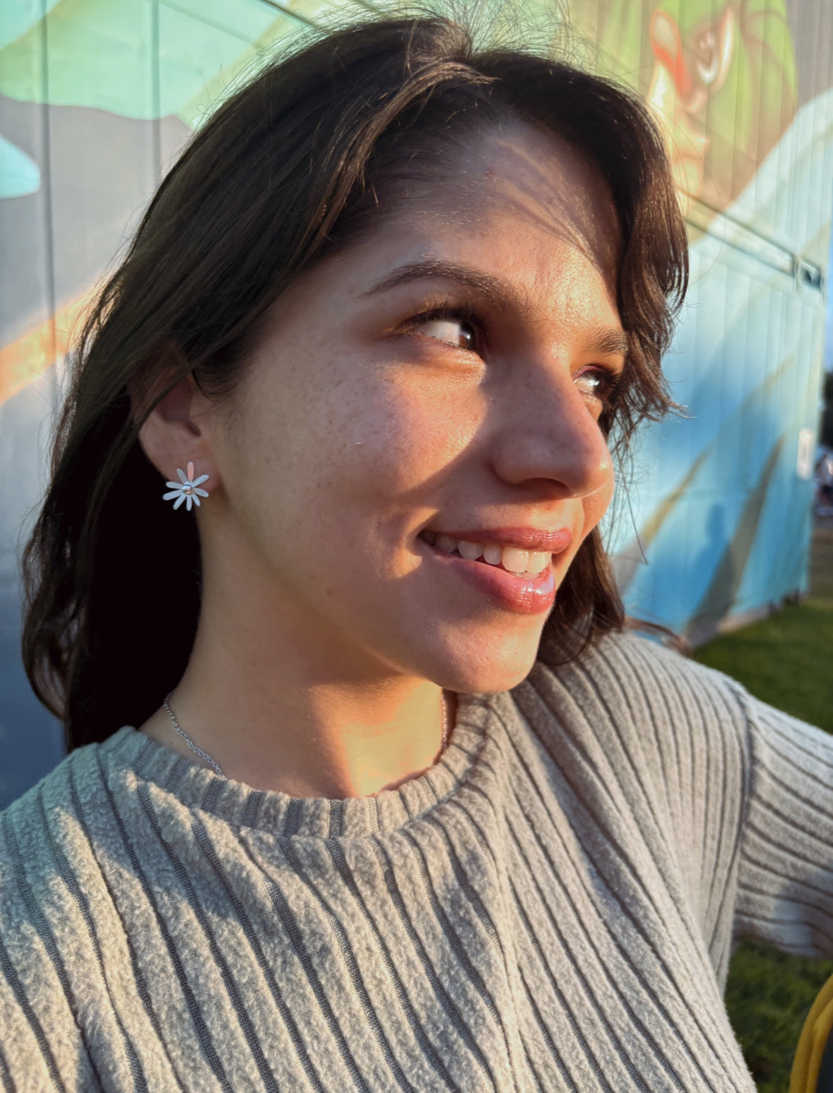 Daisy Flower Earrings