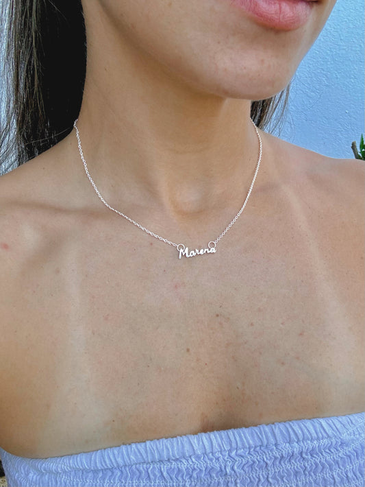 Custom Name Sterling Silver Chain