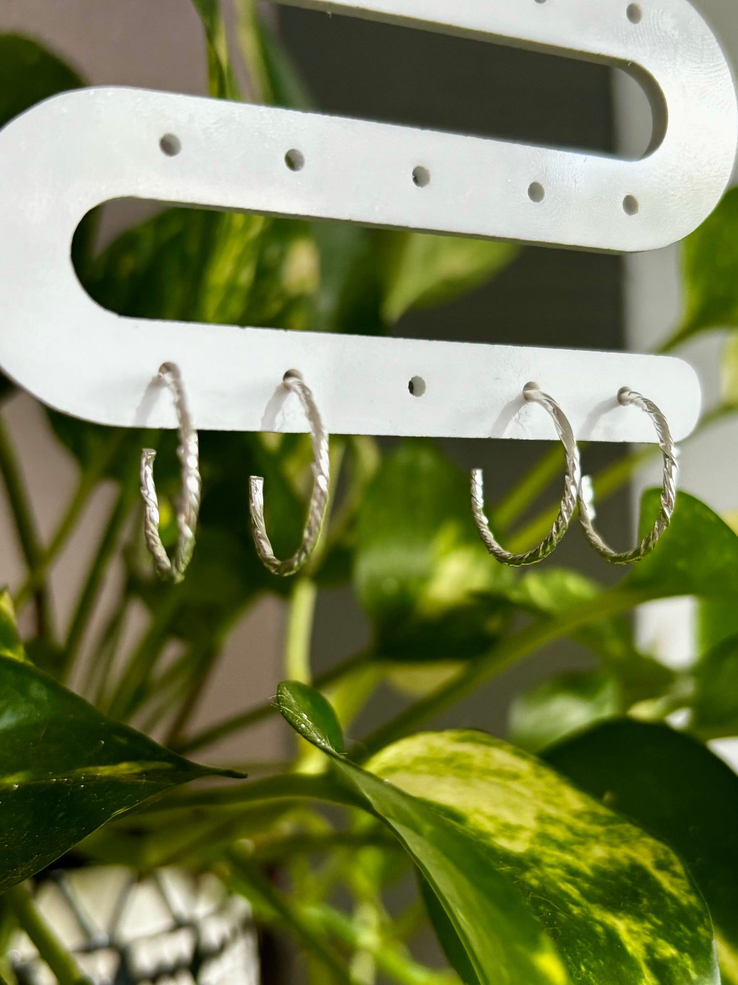 Twisted Mini Hoop Earrings