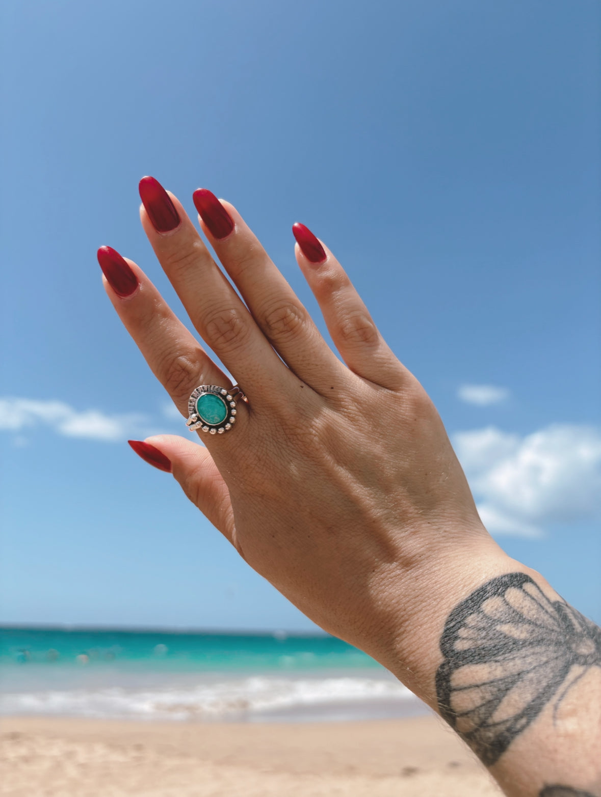 Amazonite Unique Ring